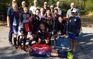 Arrivée au tournoi avec les supporters
