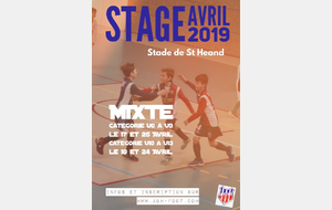 Stage Avril 2019