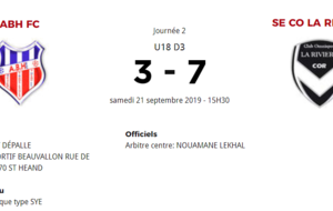 U 18.2 : ABH FC -  SE CO LA RIVIERE