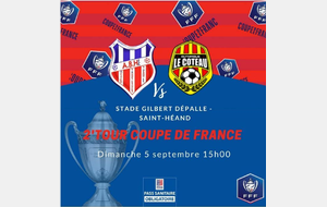 Coupe de France 2 ème tour :ABH FC (D4) - Olympique le Coteau (D2)