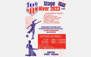 Stage hiver 2023