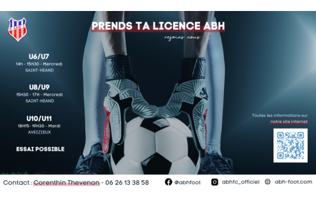 Ouverture des entrainements aux nouveaux joueurs souhaitant faire un essai